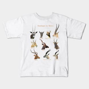 Antelopes in Africa Kids T-Shirt